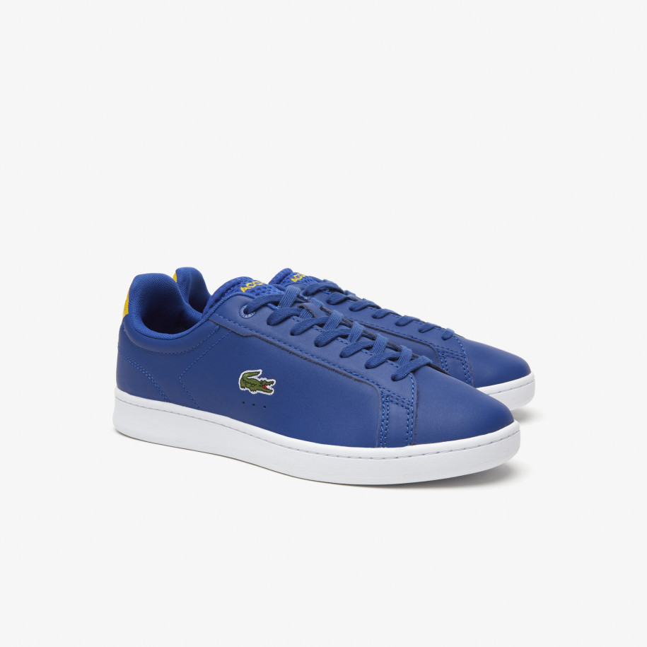 Sneakers Carnaby Pro Homme Lacoste En Cuir Avec D Tail Au Talon