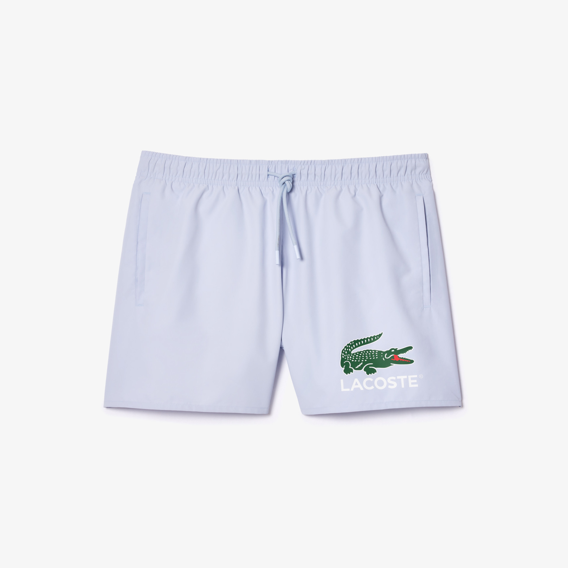 Short de bain court imprimé crocodile