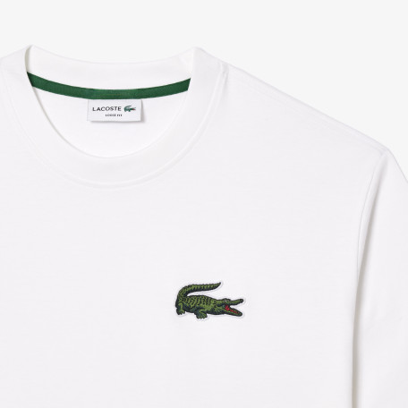 T-shirt unisexe loose fit avec grand crocodile coton épais