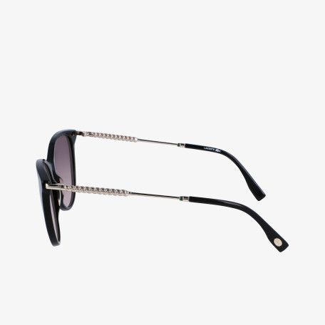 Lunettes de soleil femme Lacoste noires Cat Eye