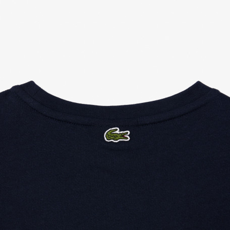 T-shirt en coton imprimé crocodile 