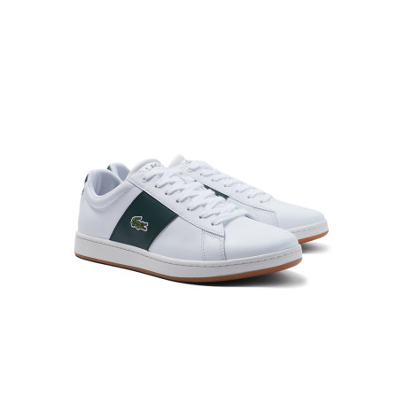 Sneakers Carnaby homme Lacoste en cuir avec détail coloré