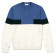 Lacoste Pull col rond color block en laine et coton mélangés pour homme