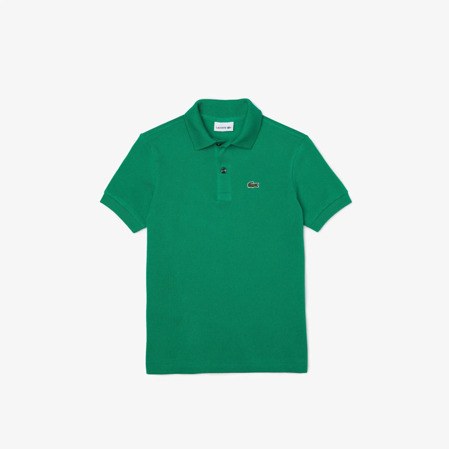 Polo enfant Lacoste regular fit en petit piqué uni