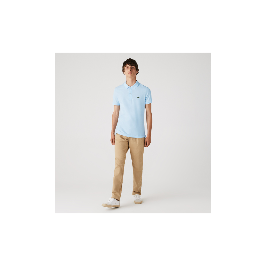 Polo lacoste slim fit en petit piqué uni hotsell