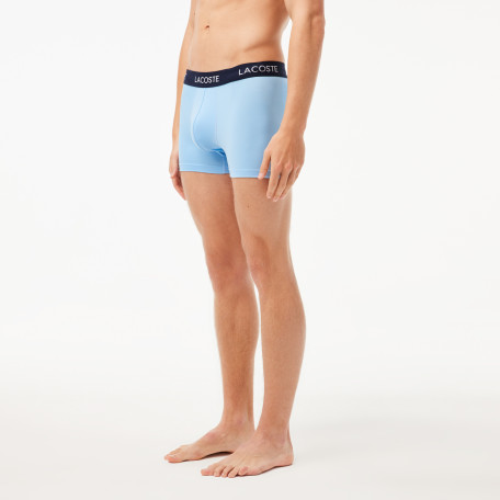 Lot de 3 boxers unis en microfibre