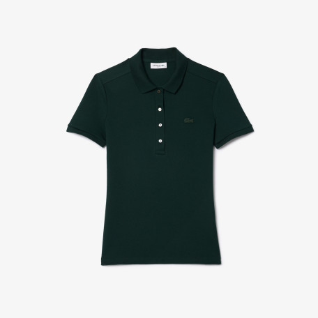 Polo L.12.D slim fit en mini piqué stretch