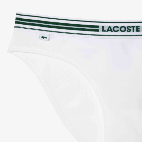 Culotte avec ceinture contrastée en coton stretch