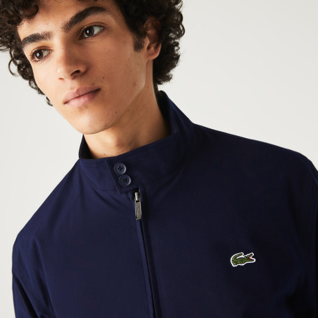 Veste légère homme Lacoste en twill déperlant