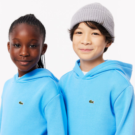 Sweatshirt à capuche enfant en molleton de coton biologique