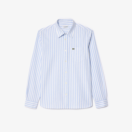 Chemise regular fit en coton Oxford rayé