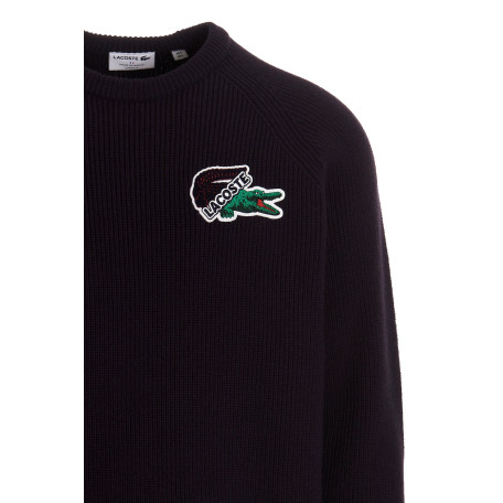 Pull homme Lacoste Holiday badge grand crocodile