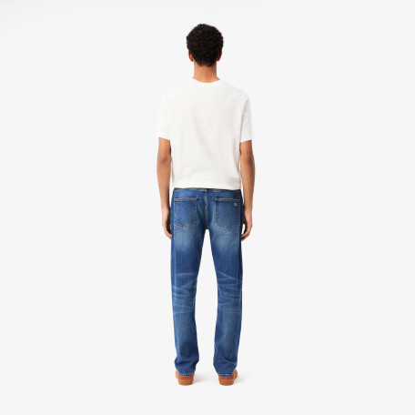 Jean slim fit en denim de coton stretch