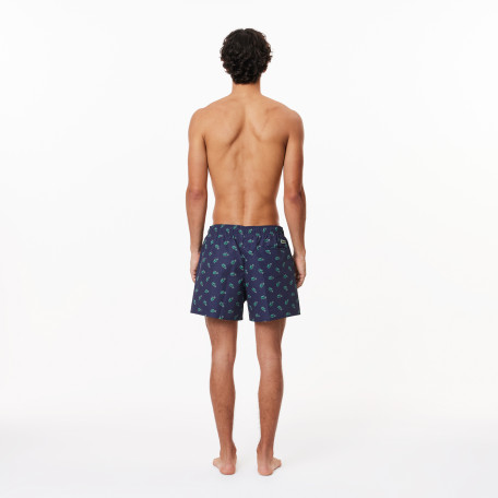Short de bain avec imprimé crocodile