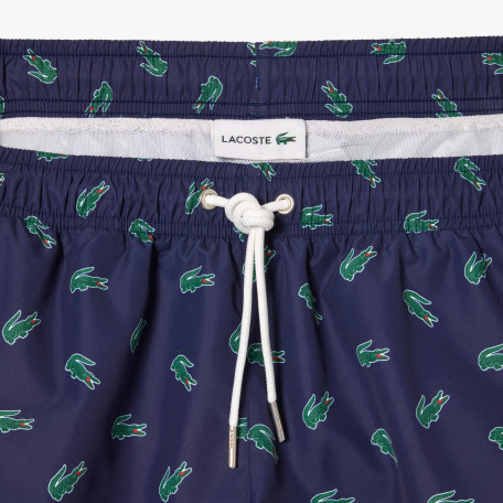 Short de bain avec imprimé crocodile