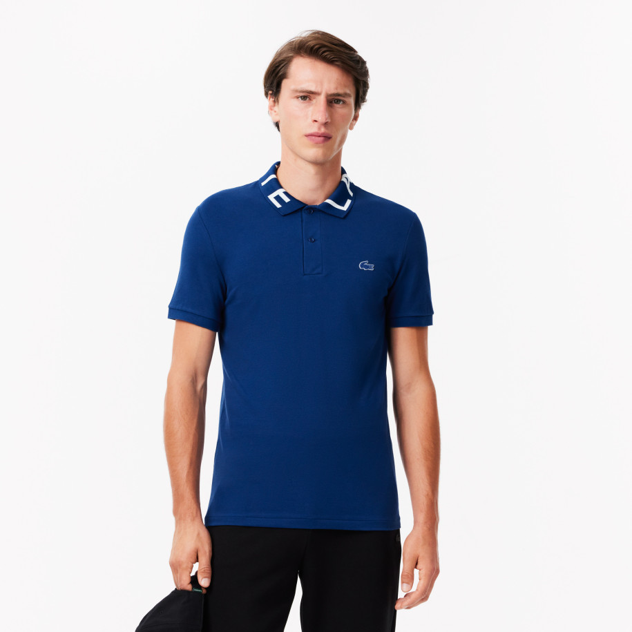 Polo Lacoste Movement avec col jacquard