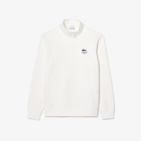 Sweatshirt col montant zippé