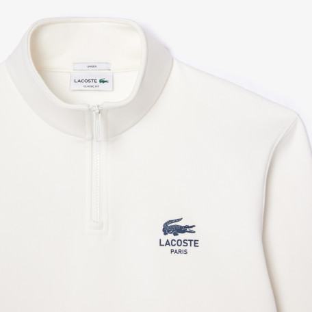 Sweatshirt col montant zippé