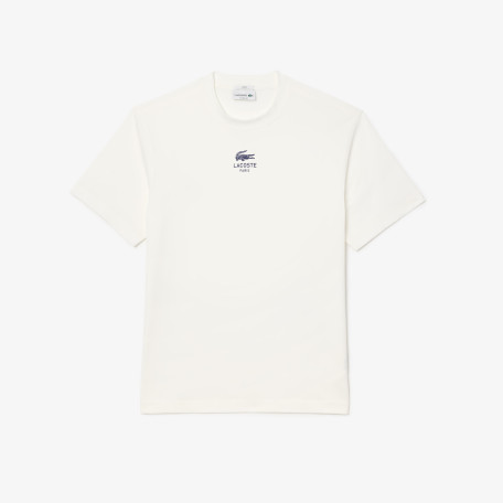 T-shirt coton imprimé signature