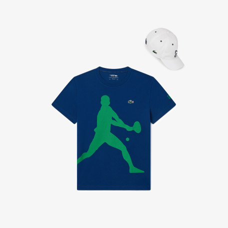 Pack t-shirt et casquette Lacoste Tennis x Novak Djokovic