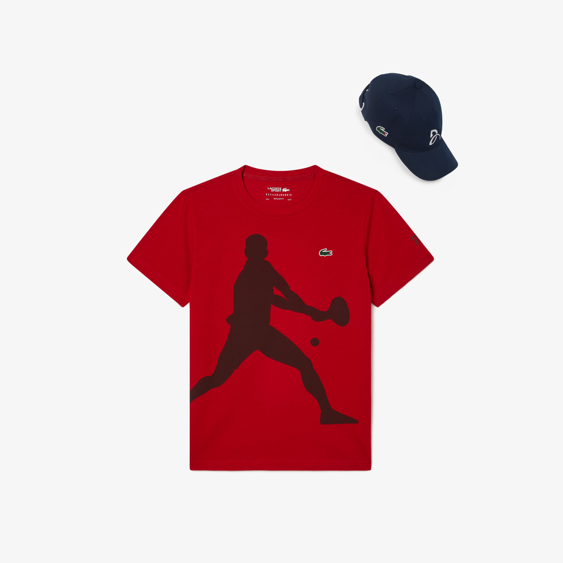 Pack t-shirt et casquette Lacoste Tennis x Novak Djokovic