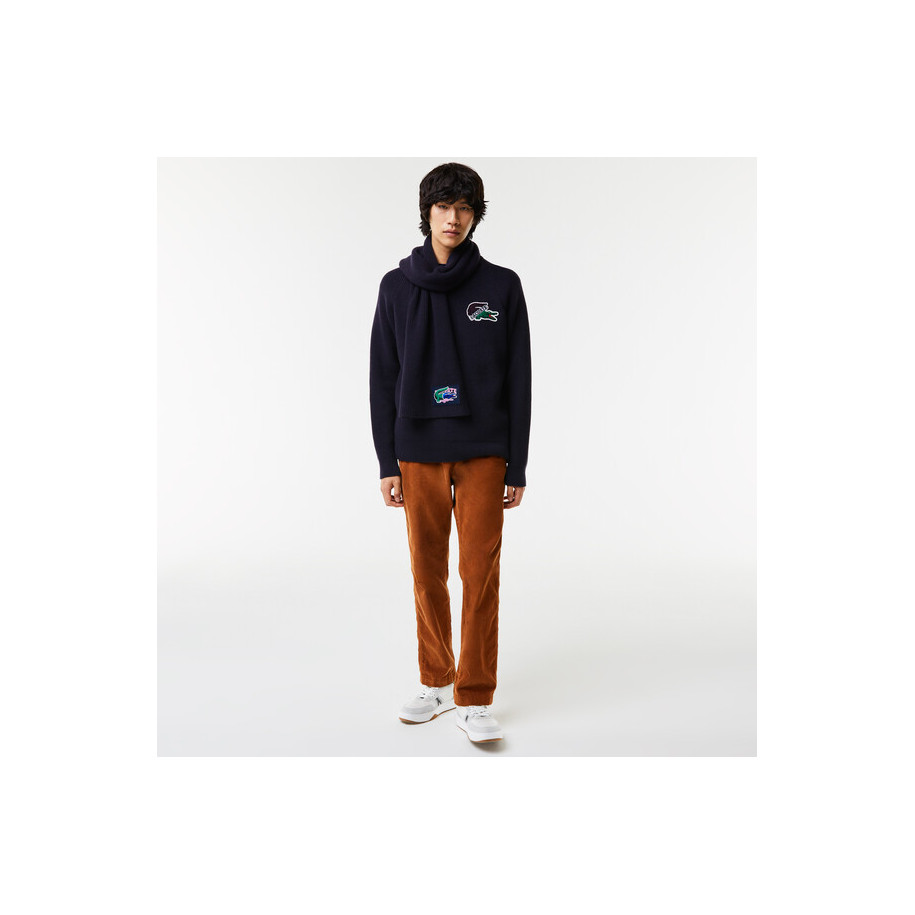 Pull homme Lacoste Holiday badge grand crocodile