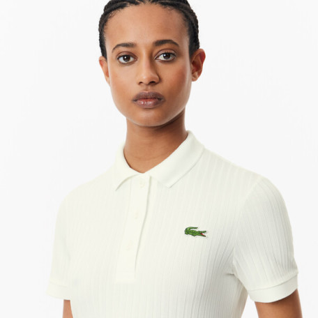 Robe longue esprit polo femme Lacoste