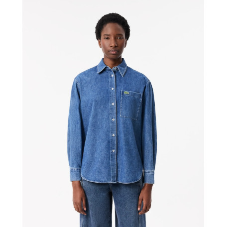 Chemise oversize en denim