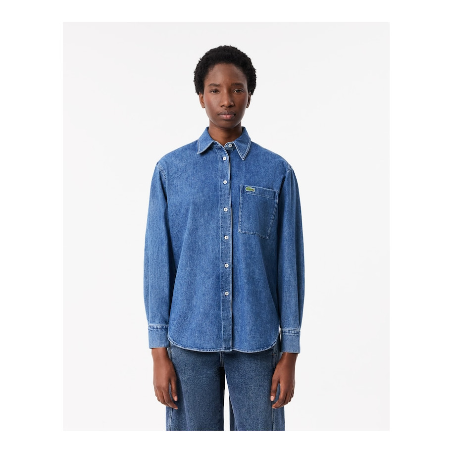 Chemise oversize en denim