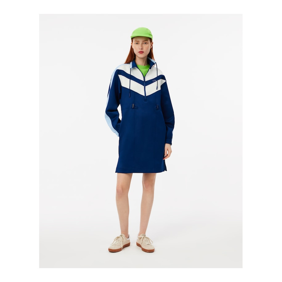 Robe sweatshirt en interlock color-block