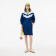 Robe sweatshirt en interlock color-block