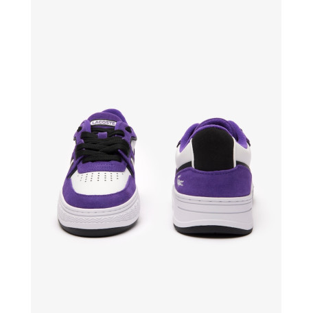 Sneakers L001 femme en cuir enduit