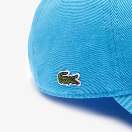 Casquette unisexe Lacoste en twill de coton biologique