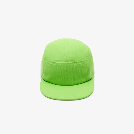 Casquette Girolle unisexe unie Lacoste en piqué de coton biologique