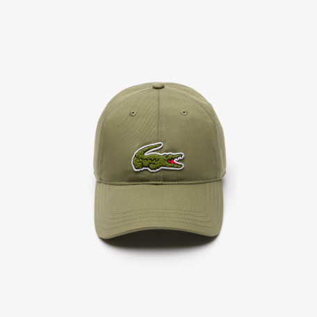 Casquette avec badge Crocodile en twill