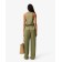 Pantalon cargo oversize en satin