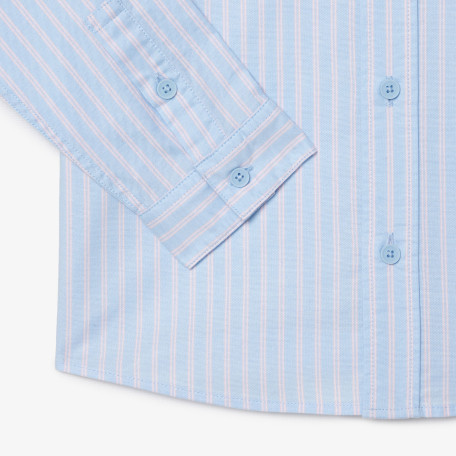 Chemise en coton Oxford à rayures