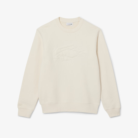 Sweatshirt avec crocodile brodé