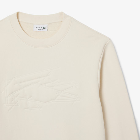 Sweatshirt avec crocodile brodé