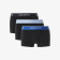 Lot de 3 boxers courts casual marine avec ceinture contrastée