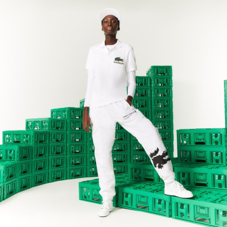 Polo unisexe Lacoste x Minecraft classic fit en coton biologique