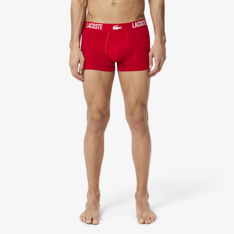 Lot de 3 boxers courts coton stretch