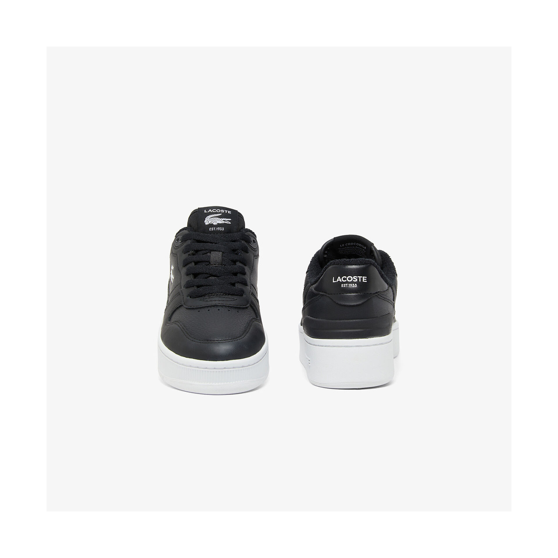 Sneakers T-Clip Platform femme en cuir