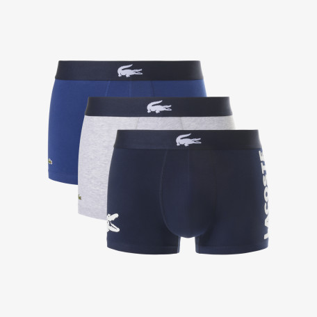 Lot de 3 boxers courts coton stretch