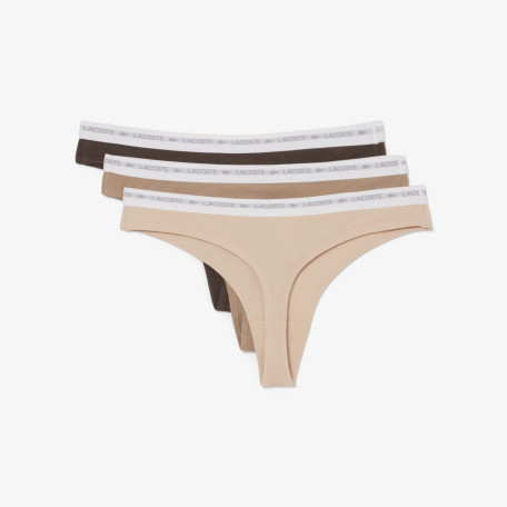 Lot de 3 strings coton stretch