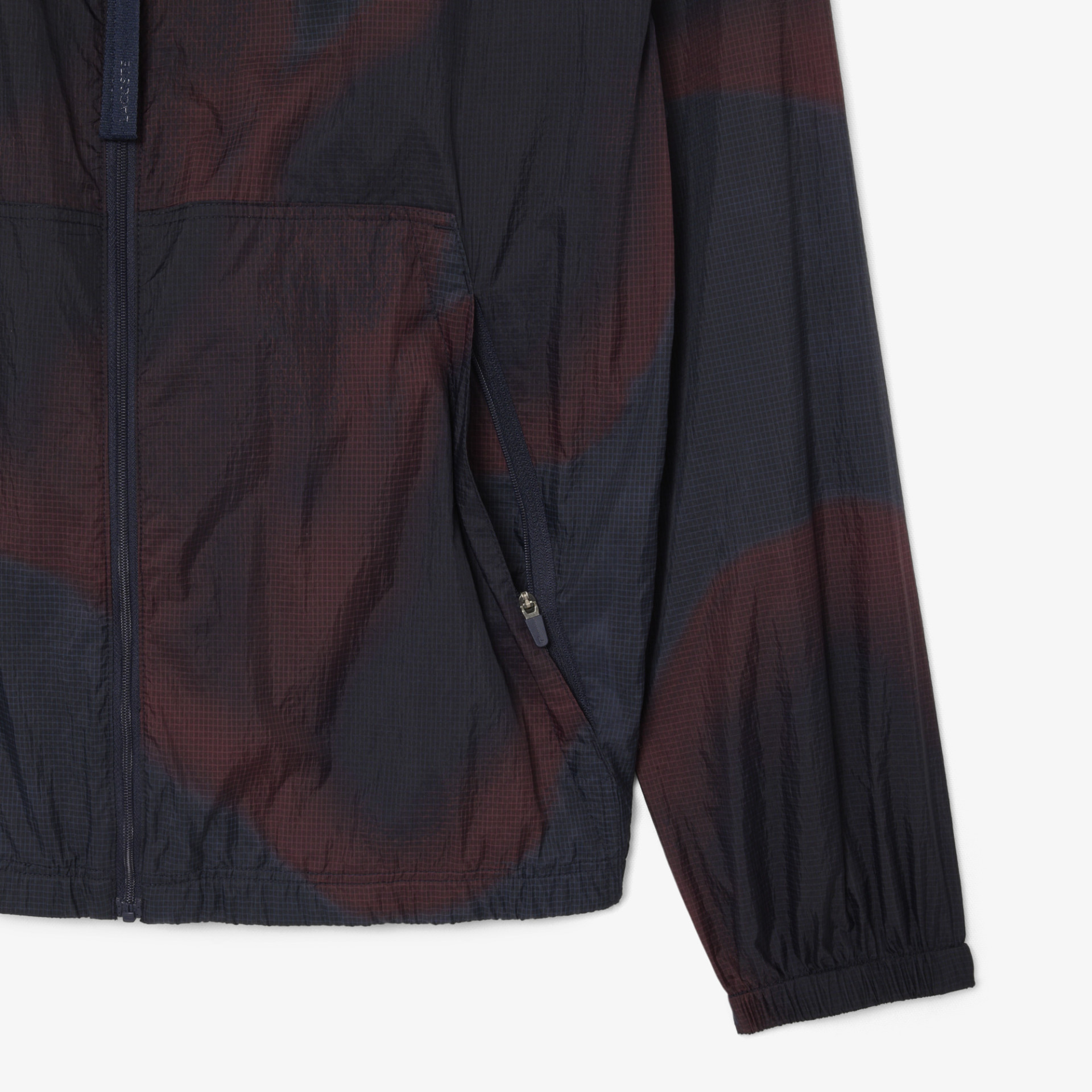 Veste en nylon ripstop imprimé dégradé