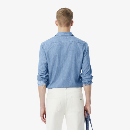 Chemise regular fit denim léger