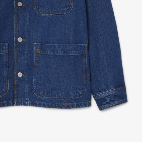 Veste surchemise épaisse denim de coton