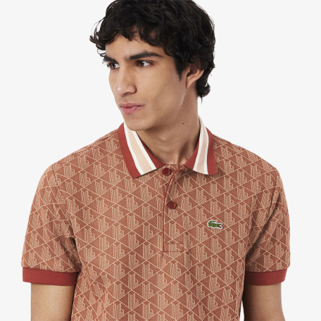 Polo classic fit jacquard monogramme