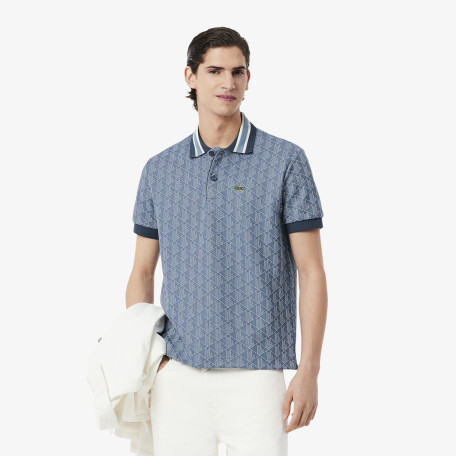 Polo classic fit jacquard monogramme